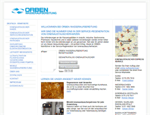 Tablet Screenshot of orben-wasseraufbereitung.de